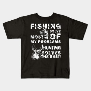 fishing hunting gift Kids T-Shirt